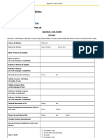 Appendix II - Audit Checklist
