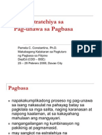 Mga Estratehiya Sa Pag Unawa Sa Pagbasa