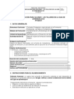 FP-929-01 Lista de verificación talleres