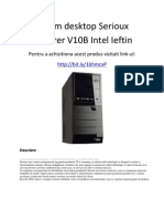 Sistem Desktop Serioux Explorer V10B Intel Ieftin