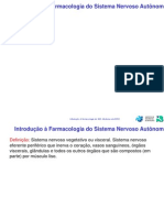 Aula 08 - Introdução À Farmacologia Do SNA