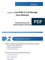 Webinar Presentation How+to Use PVES 2.1 to Manage Your Network