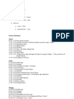 Rundown Acara Rakorwil