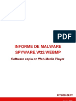 Informe de malware Spyware.w32/webmp