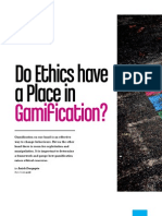 Do Ethics Have a Place in Gamification