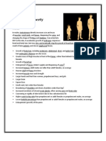 DLP #1 Stages of Puberty: Males