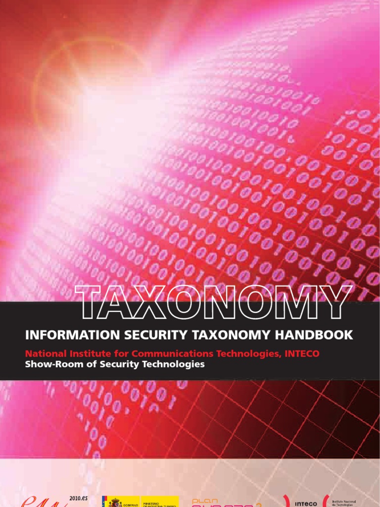 Information Security Taxonomy Handbook | PDF | Computer Security | Security
