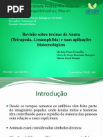 Revisão sobre toxinas de Anura