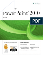 PowerPoint 2010 Basic (Student Manual) Mantesh