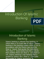 Introduction of Islamic Banking