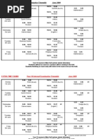 Year 10 Internal Exams Timetable 2009