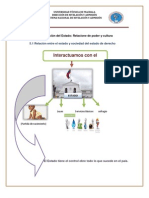 Interactuamos Con El Estado: Unidad V 5. La Organización Del Estado: Relacione de Poder y Cultura Ciudadana