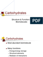 Carbohydrates: Structure and Functions of Biomolecules