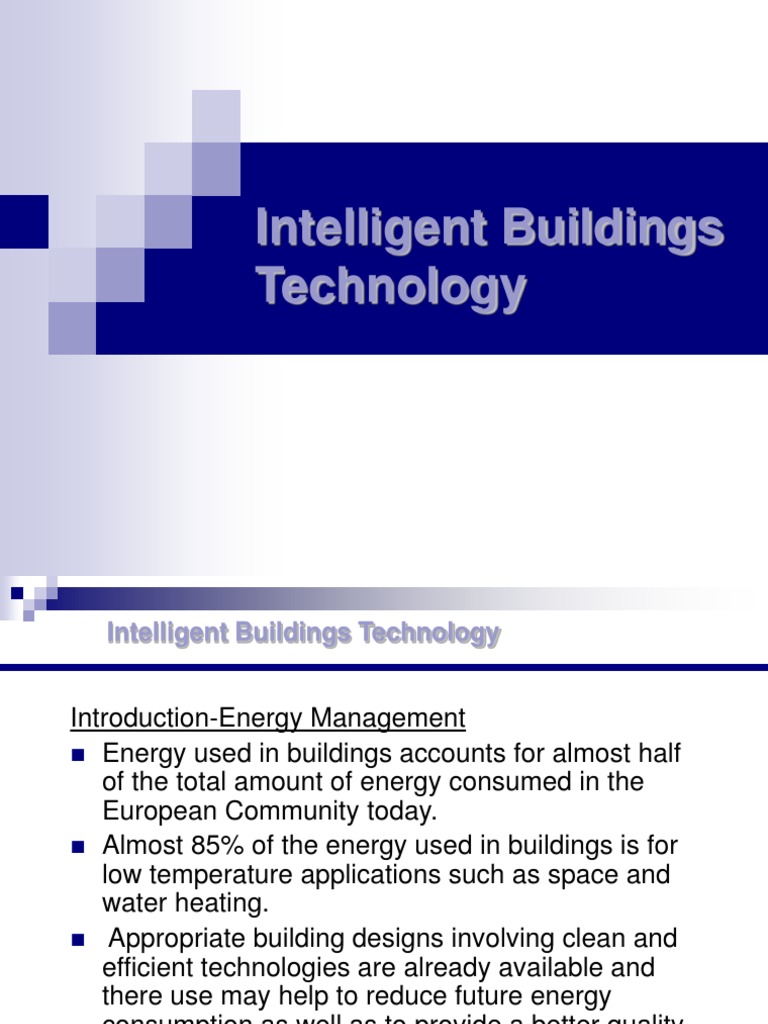 Intelligent Building Technology | PDF