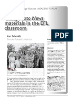 Using Photo News Materials in The EFL Classroom