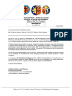 XU-CSG OVP Memorandum 006-1314