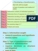 Procedure for Developing a Quesionnaire ppt