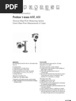 Medidor Fluxo Endress Hauser