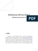 Radikalna Kritika Škole