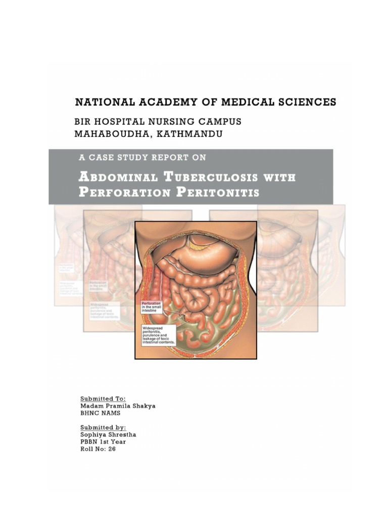 Abdominal Tuberculosis With Perforation Peritonitis | PDF | Peritoneum ...