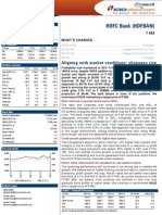 HDFC Bank (Hdfban) : Aligning With Market Conditions Slippages Rise