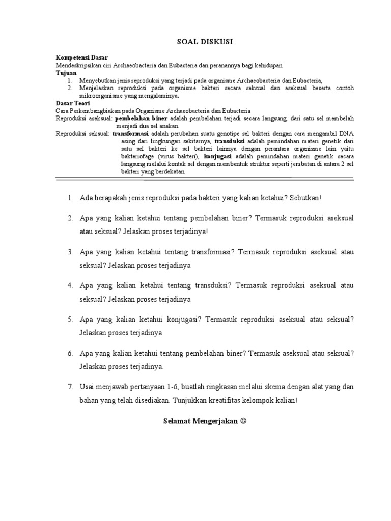 Soal Diskusi