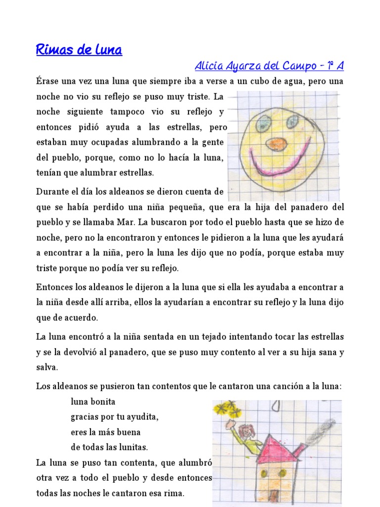 Rimas sobre la luna y la amistad | PDF