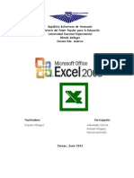 Informe Microsoft Excel 2003