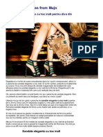 Sandale Elegante Cu Toc Inalt Online Vara 2013