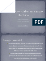 Energía Potencial en Un Campo Eléctrico