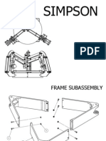 3D Printer Frame and Subassembly Parts List
