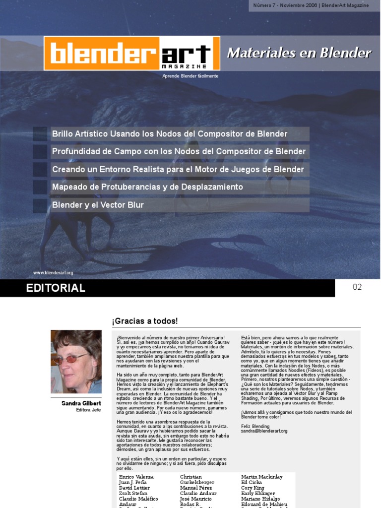 Blender Art Magazine 7 Spanish PDF Licuadora (Software