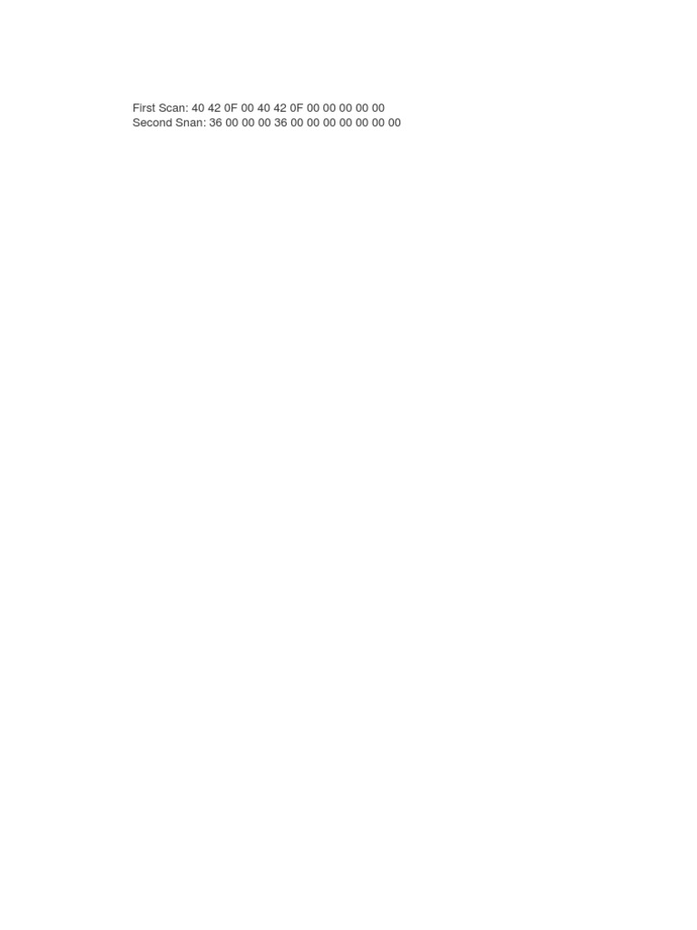 First Scan | PDF