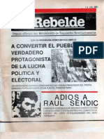 El Rebelde 259 Mayo 1989