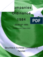 Companies Ordinance 1984