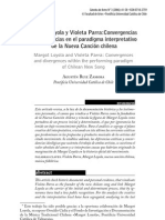 Agustín Ruiz - Margot Loyola y Violeta Parra. Convergencias y divergencias en el paradigma interpretativo de la Nueva Canción Chilena