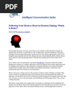 Decision Making_Heart or Head