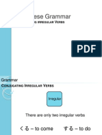 g5 conjugating iregular verbsverbs