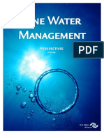 2013 One Water Management Perspectives