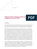 Stoller-Schai 2013 - Bildungsmanagement und Wissensvermittlung jenseits von Kursen und Modulen: der Ansatz der UBS AG