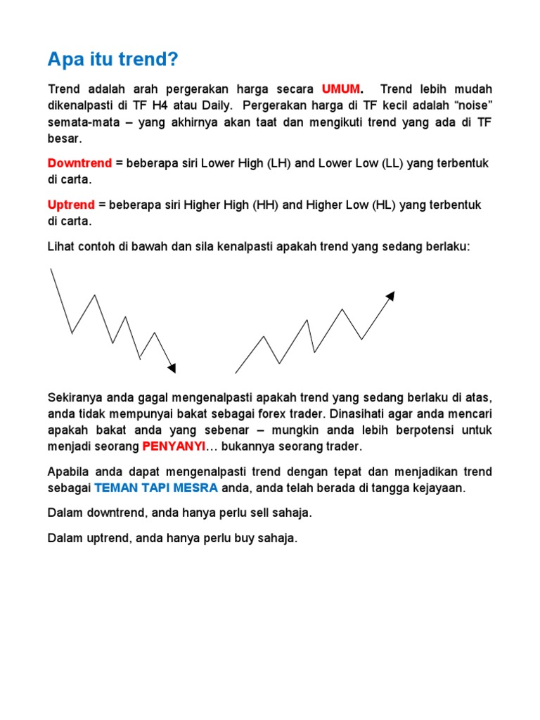 Memahami Konsep Trend dalam Forex | PDF | Karier & Perkembangan ...