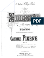Pierne Piano Concerto in C Op1 12