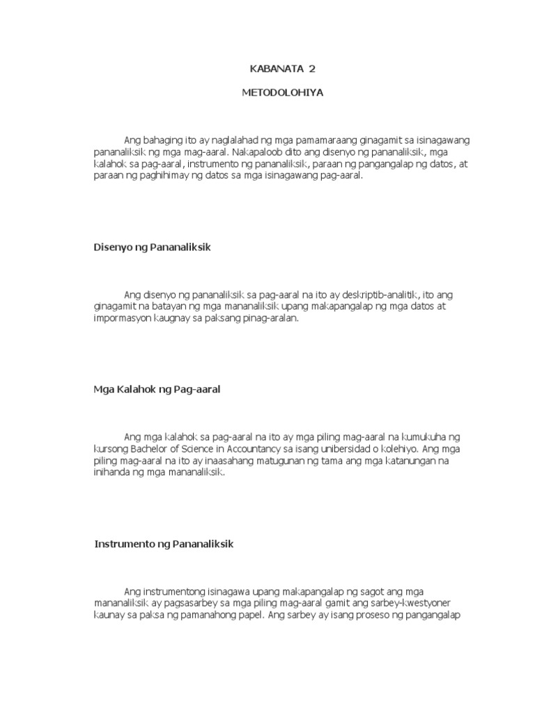 Sample thesis chapter 1 to 5 pdf philippines image