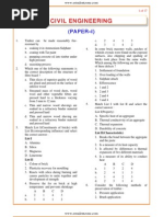 IES OBJ Civil Engineering 2002 Paper I