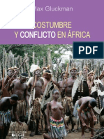 Costumbre y Conflicto en Africa - Max Gluckman PDF