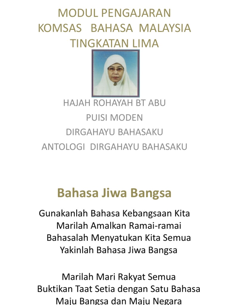 maksud bahasa jiwa bangsa