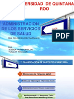 Administracion de Los Servicios de Salud