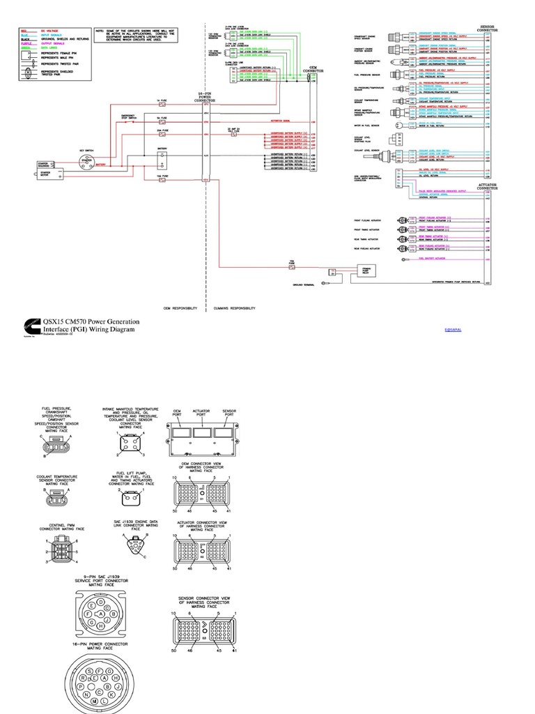 QSX15 ECM Wiring Diagram PDF Science Eletrônicos