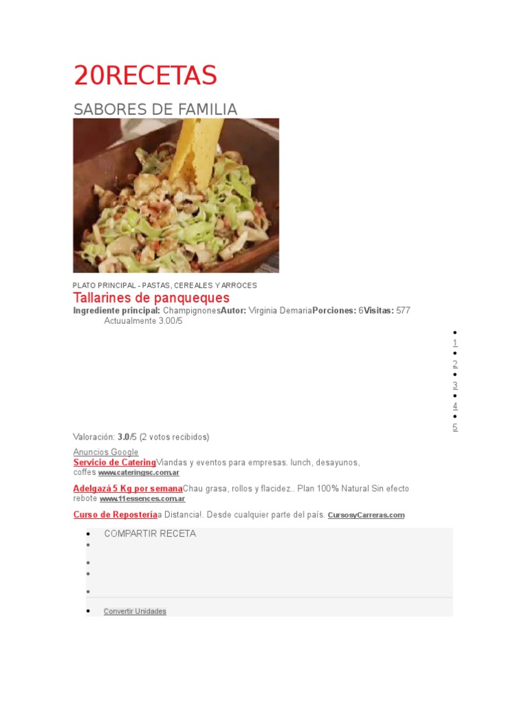 21 Receta | PDF