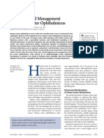 Evaluation and Management of Herpes Zoster Ophthalmicus
